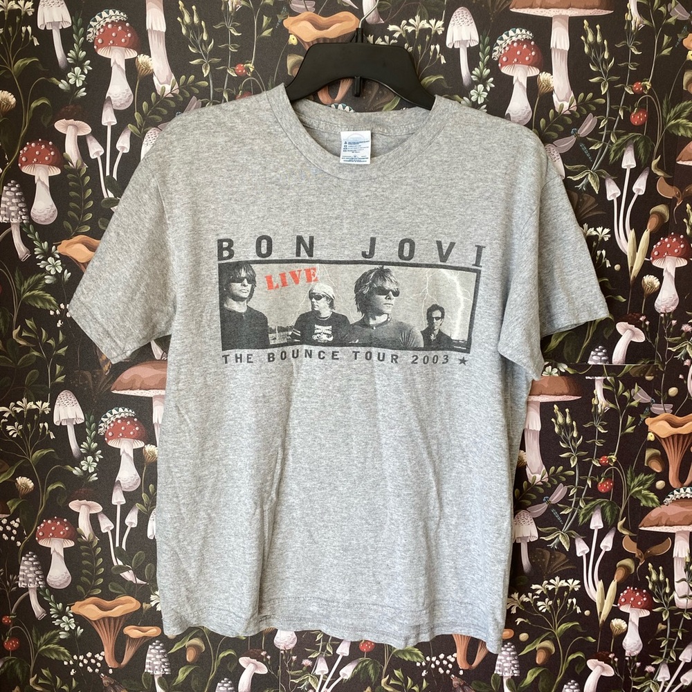 VINTAGE 2003 Y2K BON JOVI BOUNCE TOUR TEE UNISEX SIZE MEDIUM